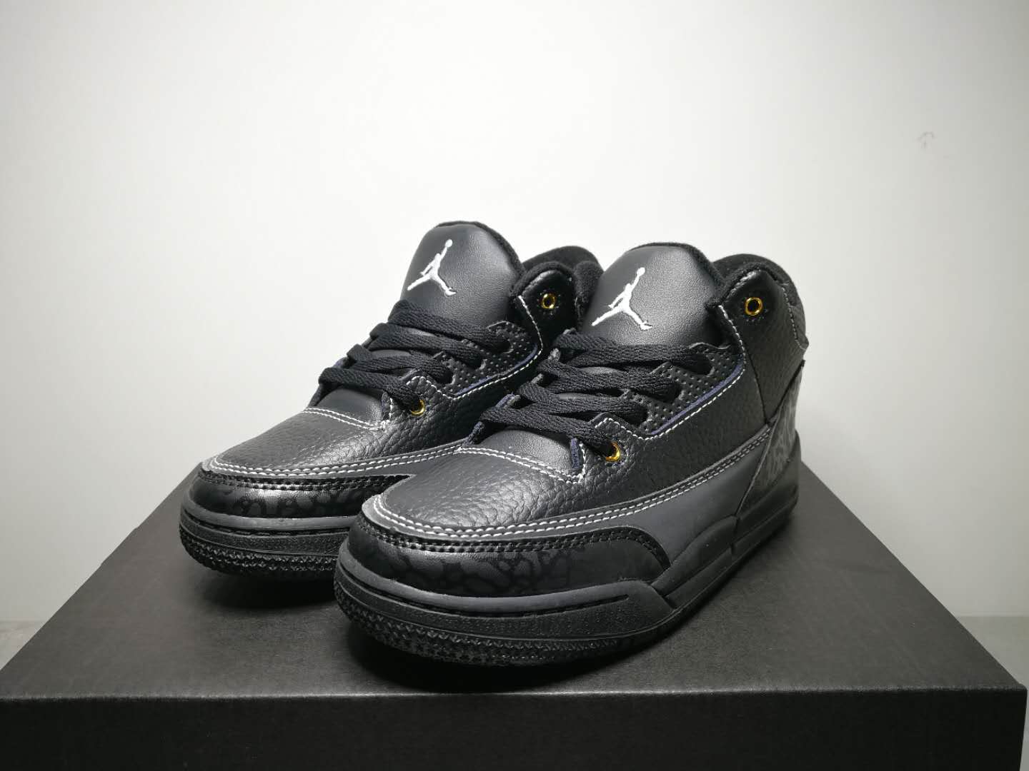 Air Jordan 3 All Black For Kids